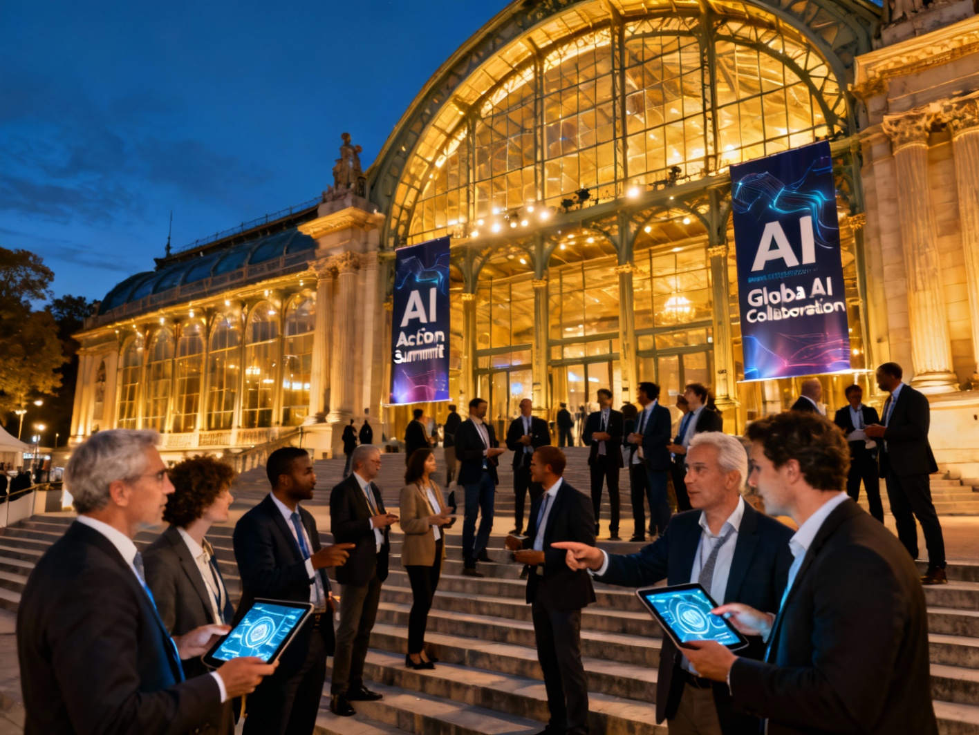 Macron Calls for Accelerated AI Adoption in France